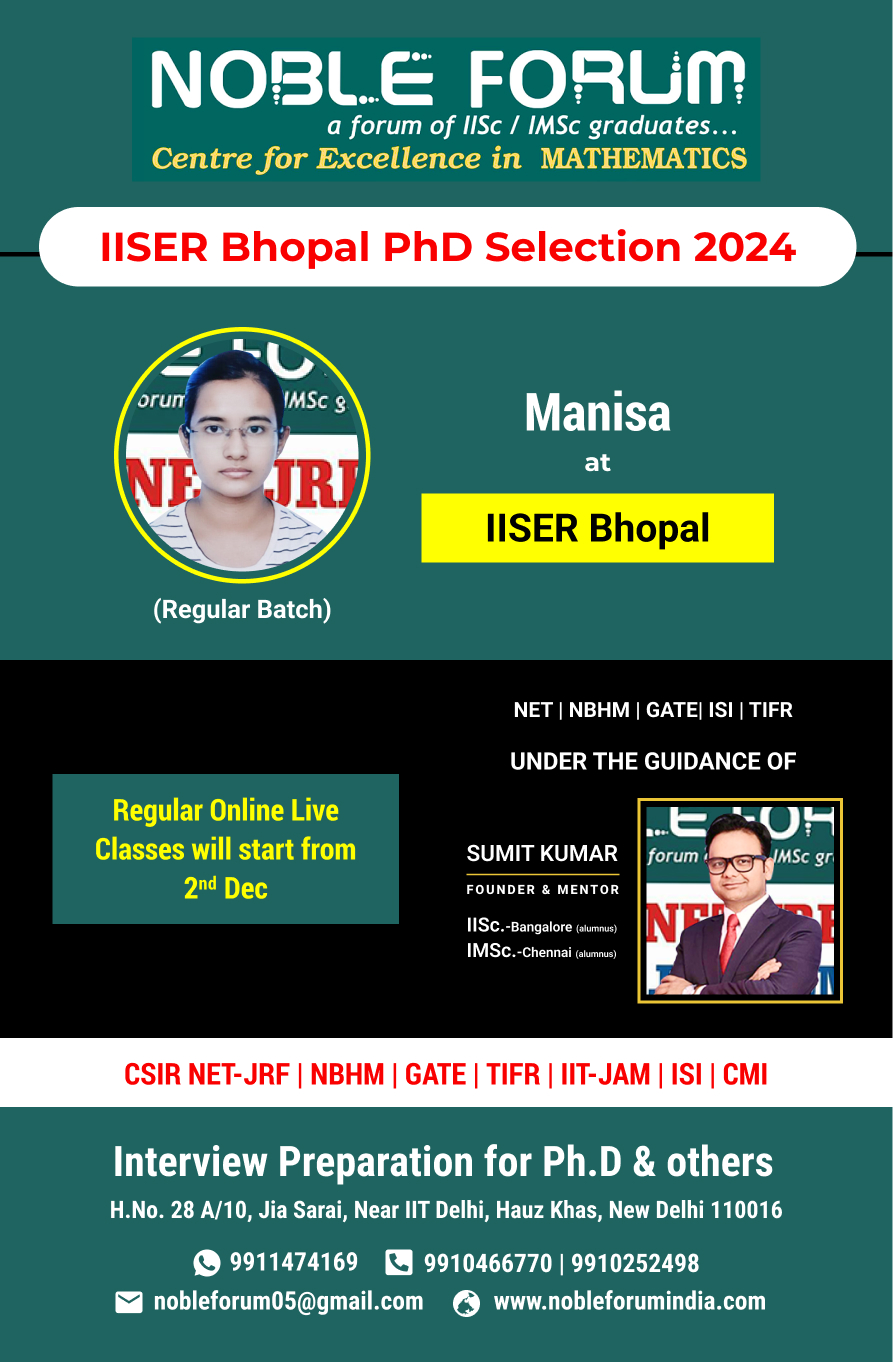 Manisa _ IISER Bhopal